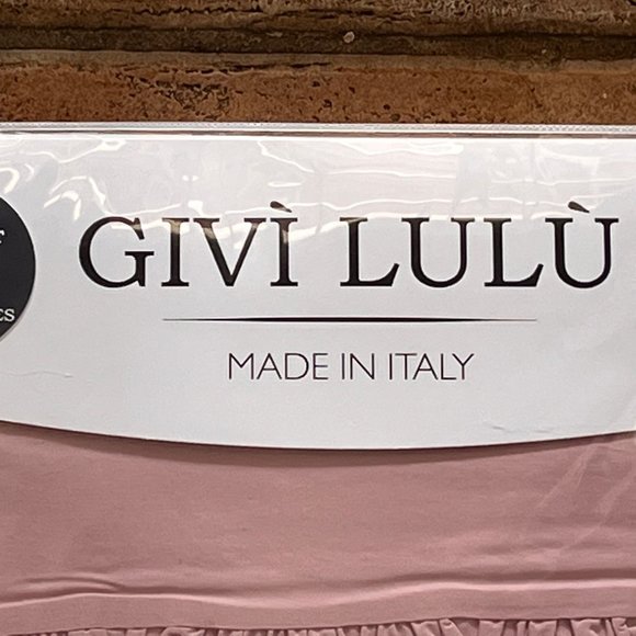 Givi Lulu Cotton Percale Sheet Set - KING SIZE  Italian luxury (MAUVE) - Picture 4 of 11